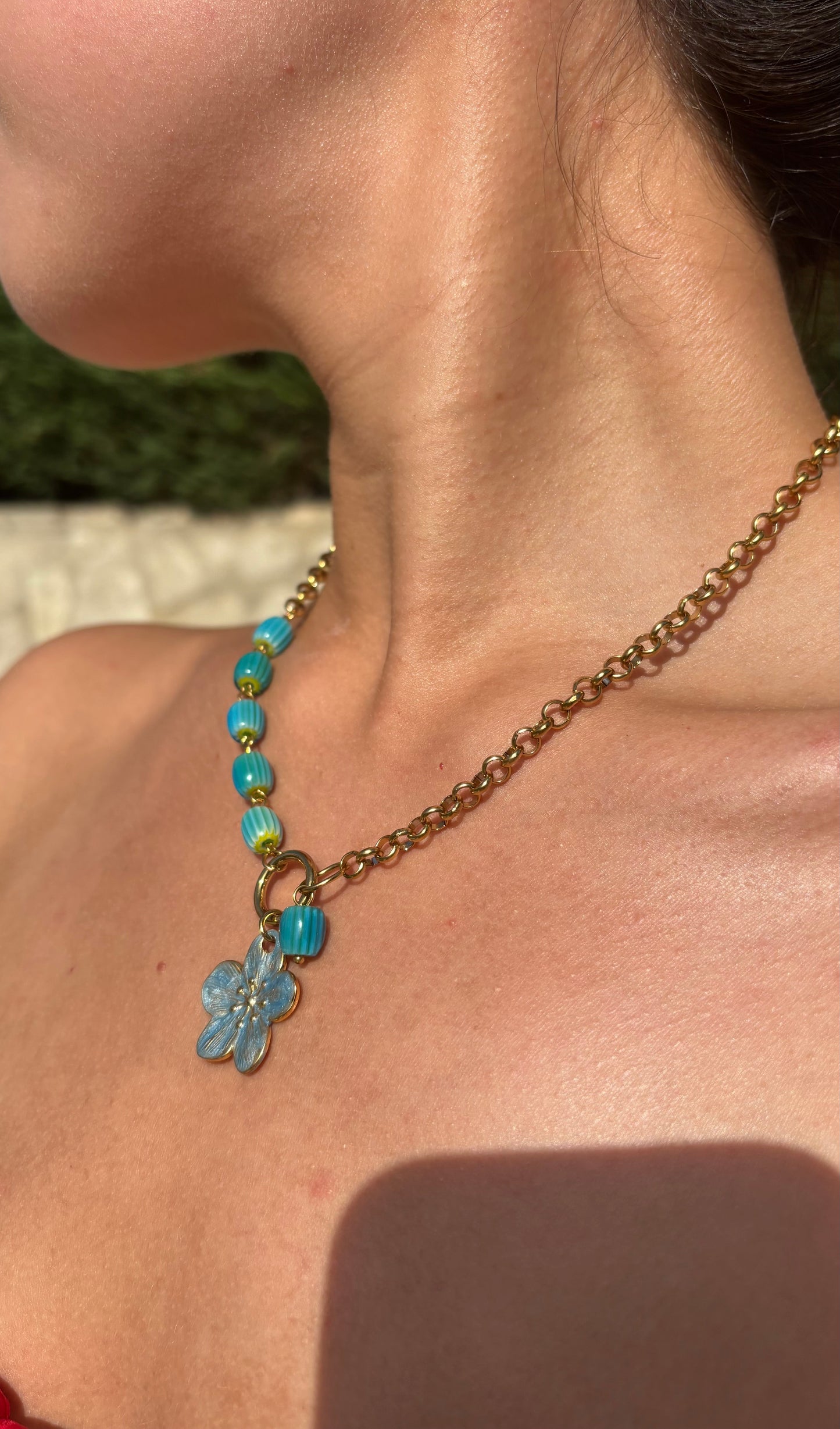 NOVEDAD Collar Caribella Azul