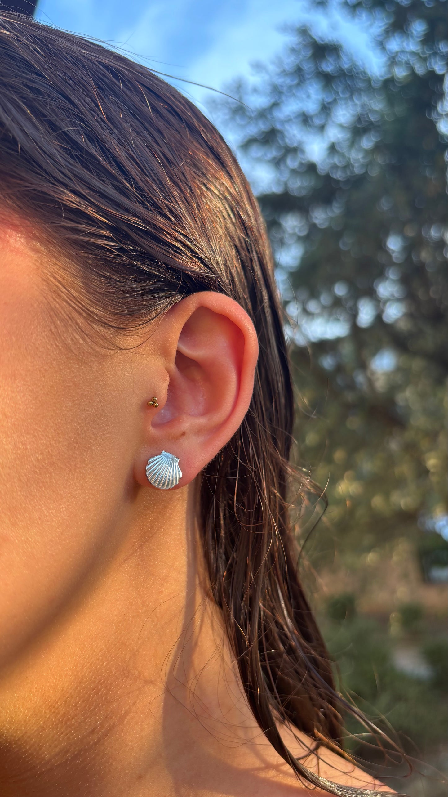 Colección verano: Pendientes Concha