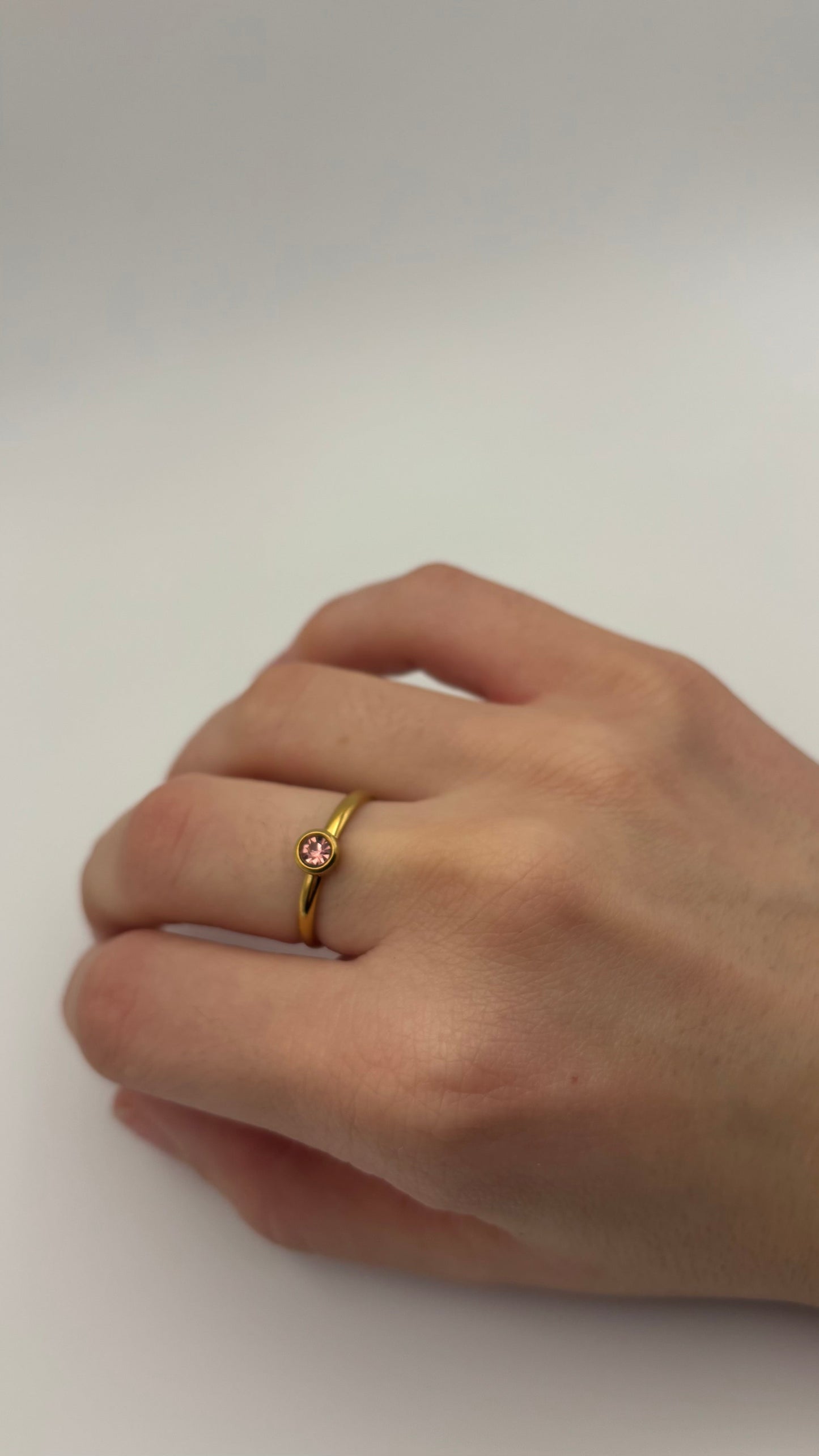 Anillo Luz rosa