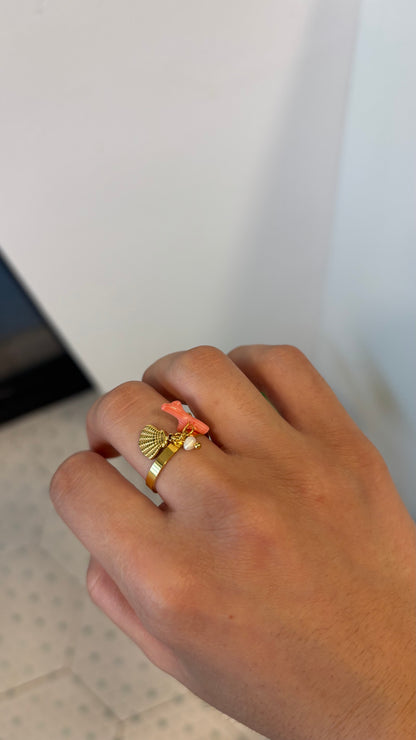 Colección verano: Anillo Coral