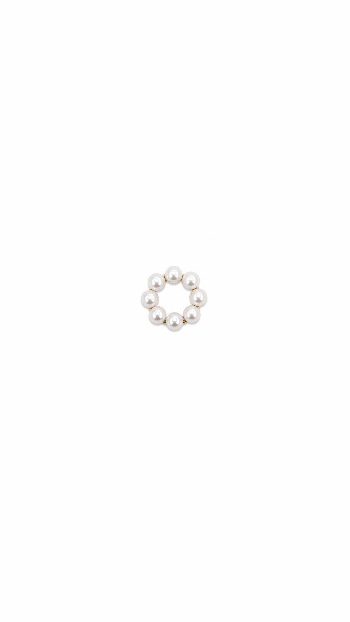 Charm Aro perlas