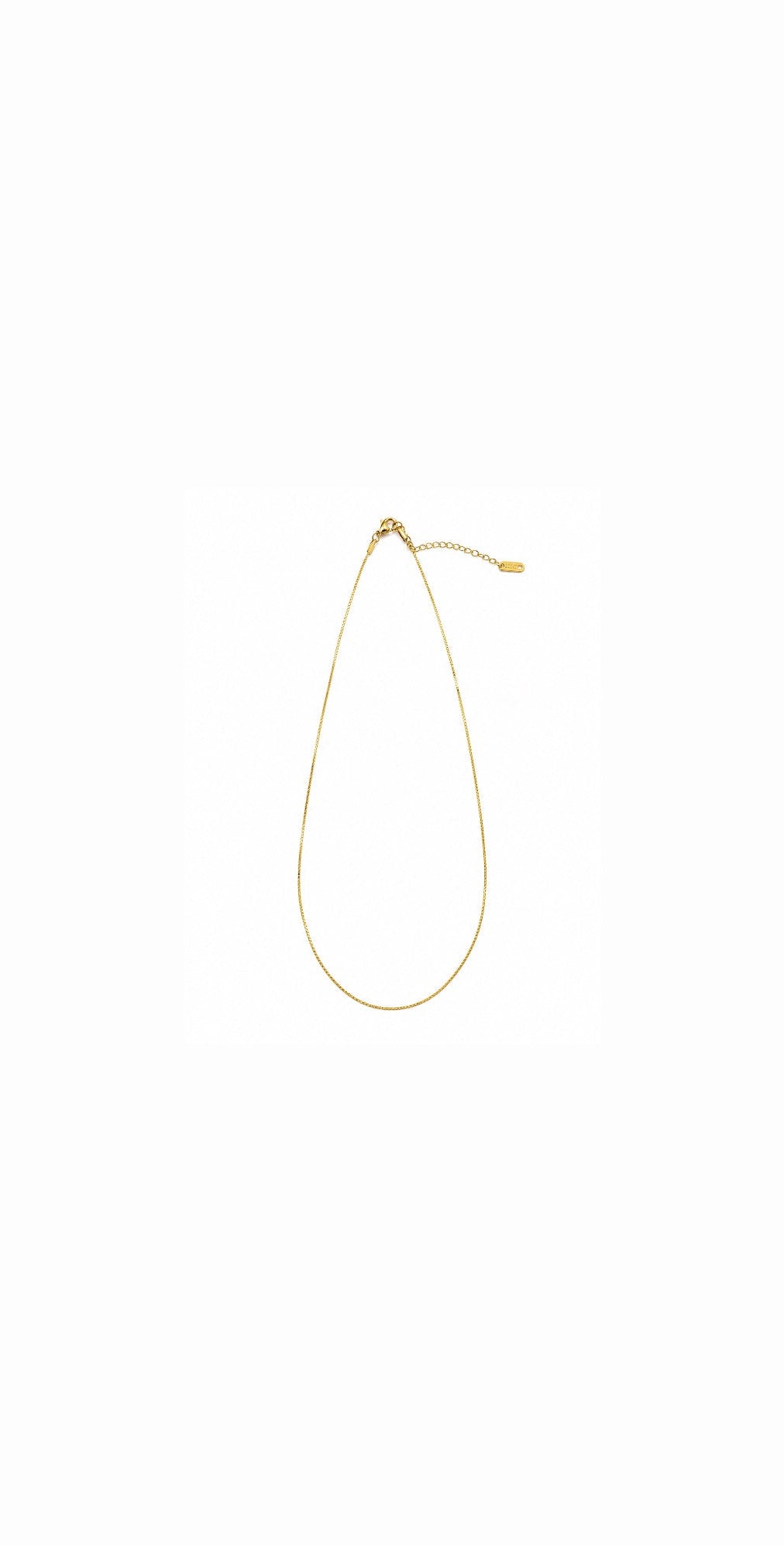 Cadena mini Snake lisa (personalizable Charms)